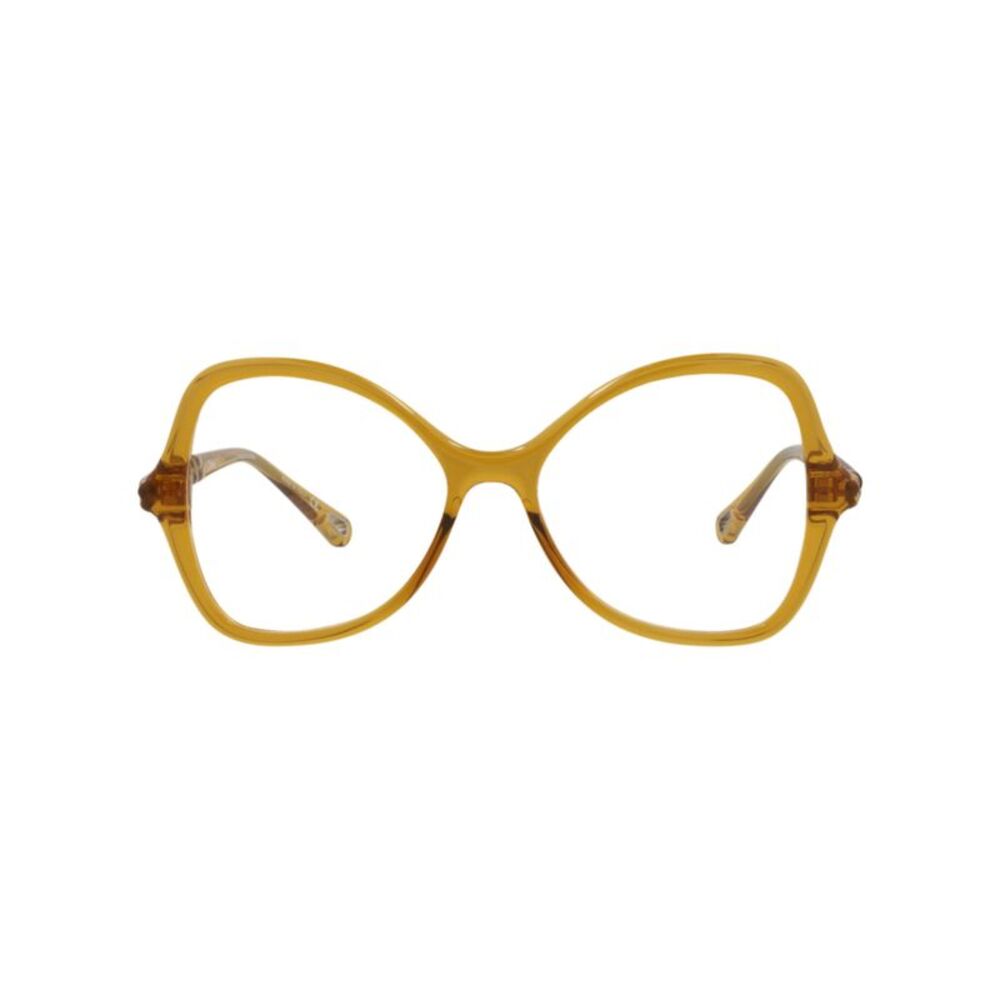 Chloé Cat Eye-Frame Bio Injection Optical Frames Yellow Womens